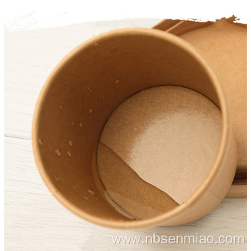 Wholesales Round soup food kraft paper cups